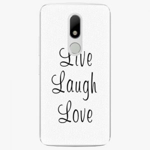 Plastový kryt iSaprio - Live Laugh Love - Lenovo Moto M