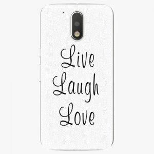 Plastový kryt iSaprio - Live Laugh Love - Lenovo Moto G4 / G4 Plus