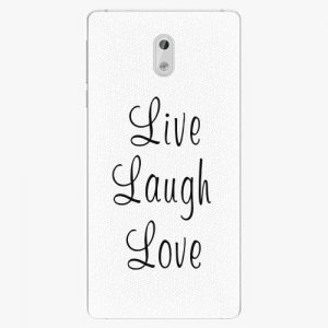Plastový kryt iSaprio - Live Laugh Love - Nokia 3