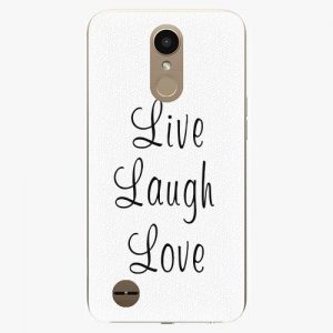 Plastový kryt iSaprio - Live Laugh Love - LG K10 2017