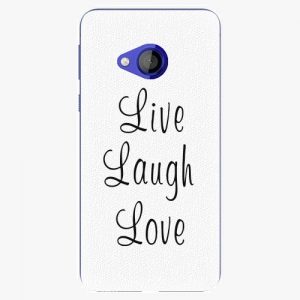 Plastový kryt iSaprio - Live Laugh Love - HTC U Play