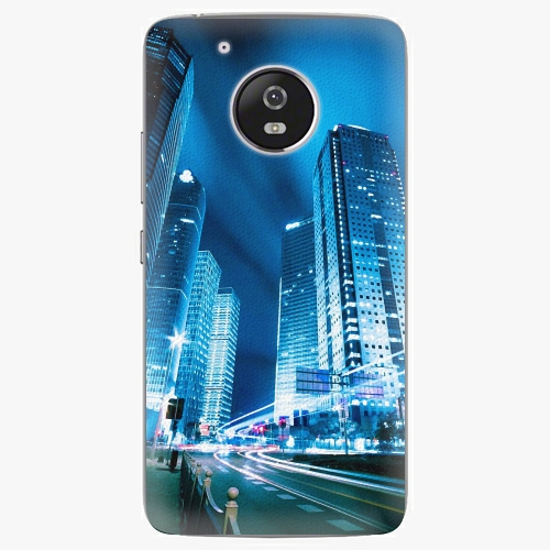 Plastový kryt iSaprio - Night City Blue - Lenovo Moto G5 Plastový kryt iSaprio - Night City Blue - Lenovo Moto G5