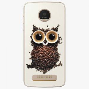 Plastový kryt iSaprio - Owl And Coffee - Lenovo Moto Z Play