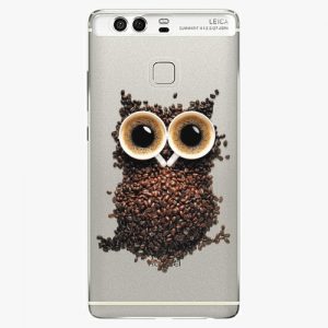 Plastový kryt iSaprio - Owl And Coffee - Huawei P9