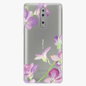 Plastový kryt iSaprio - Purple Orchid - Nokia 8