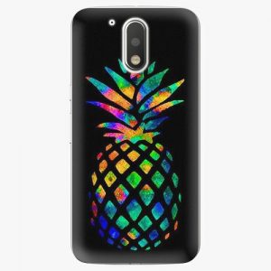 Plastový kryt iSaprio - Rainbow Pineapple - Lenovo Moto G4 / G4 Plus