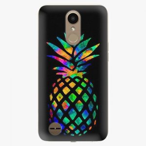 Plastový kryt iSaprio - Rainbow Pineapple - LG K10 2017