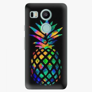 Plastový kryt iSaprio - Rainbow Pineapple - LG Nexus 5X