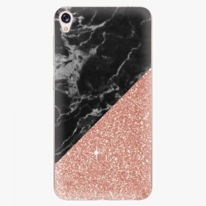 Plastový kryt iSaprio - Rose and Black Marble - Asus ZenFone Live ZB501KL