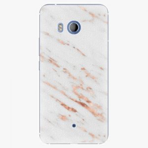 Plastový kryt iSaprio - Rose Gold Marble - HTC U11