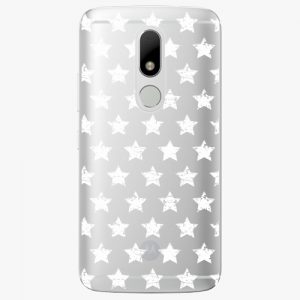 Plastový kryt iSaprio - Stars Pattern - white - Lenovo Moto M