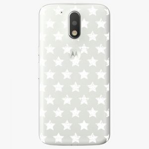 Plastový kryt iSaprio - Stars Pattern - white - Lenovo Moto G4 / G4 Plus