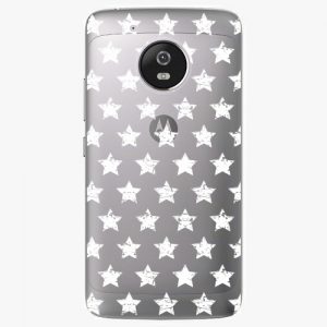 Plastový kryt iSaprio - Stars Pattern - white - Lenovo Moto G5