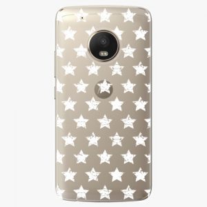 Plastový kryt iSaprio - Stars Pattern - white - Lenovo Moto G5 Plus