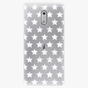 Plastový kryt iSaprio - Stars Pattern - white - Nokia 6