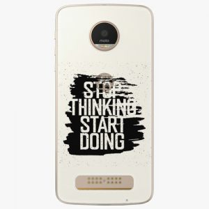 Plastový kryt iSaprio - Start Doing - black - Lenovo Moto Z Play