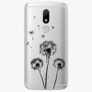 Plastový kryt iSaprio - Three Dandelions - black - Lenovo Moto M