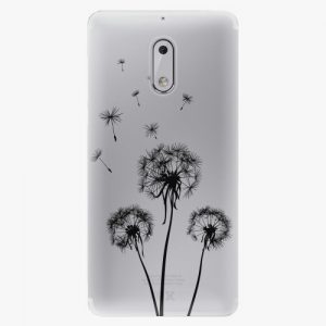 Plastový kryt iSaprio - Three Dandelions - black - Nokia 6