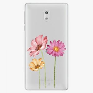 Plastový kryt iSaprio - Three Flowers - Nokia 3