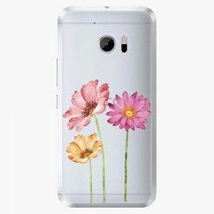 Plastový kryt iSaprio - Three Flowers - HTC 10
