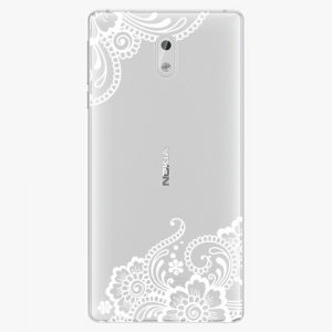 Plastový kryt iSaprio - White Lace 02 - Nokia 3