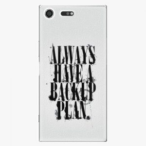 Plastový kryt iSaprio - Backup Plan - Sony Xperia XZ Premium