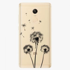 Plastový kryt iSaprio - Three Dandelions - black - Xiaomi Redmi Note 4X