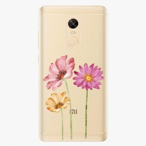 Plastový kryt iSaprio - Three Flowers - Xiaomi Redmi Note 4X