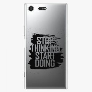 Plastový kryt iSaprio - Start Doing - black - Sony Xperia XZ Premium