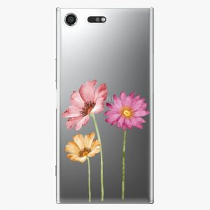 Plastový kryt iSaprio - Three Flowers - Sony Xperia XZ Premium