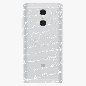 Plastový kryt iSaprio - Handwriting 01 - white - Xiaomi Redmi Pro