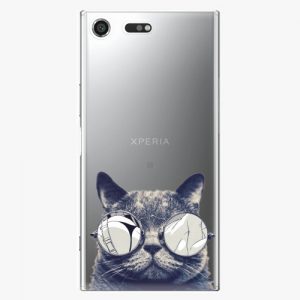 Plastový kryt iSaprio - Crazy Cat 01 - Sony Xperia XZ Premium