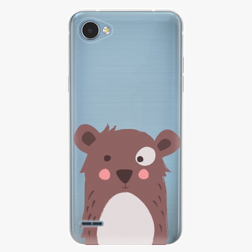 Plastový kryt iSaprio - Brown Bear - LG Q6 Plastový kryt iSaprio - Brown Bear - LG Q6