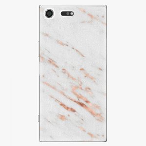 Plastový kryt iSaprio - Rose Gold Marble - Sony Xperia XZ Premium