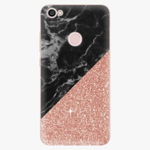 Plastový kryt iSaprio - Rose and Black Marble - Xiaomi Redmi Note 5A / 5A Prime