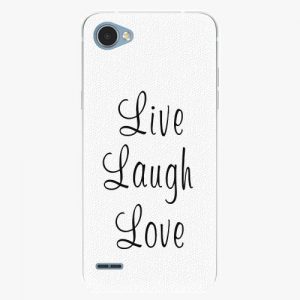 Plastový kryt iSaprio - Live Laugh Love - LG Q6