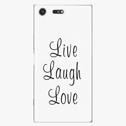 Plastový kryt iSaprio - Live Laugh Love - Sony Xperia XZ Premium Plastový kryt iSaprio - Live Laugh Love - Sony Xperia XZ Premium