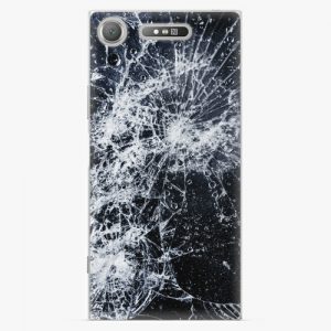 Plastový kryt iSaprio - Cracked - Sony Xperia XZ1