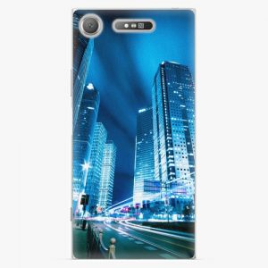 Plastový kryt iSaprio - Night City Blue - Sony Xperia XZ1