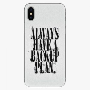 Plastový kryt iSaprio - Backup Plan - iPhone X