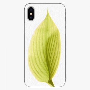 Plastový kryt iSaprio - Green Leaf - iPhone X