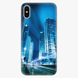 Plastový kryt iSaprio - Night City Blue - iPhone X
