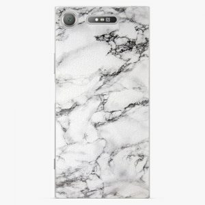 Plastový kryt iSaprio - White Marble 01 - Sony Xperia XZ1
