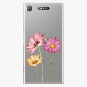 Plastový kryt iSaprio - Three Flowers - Sony Xperia XZ1
