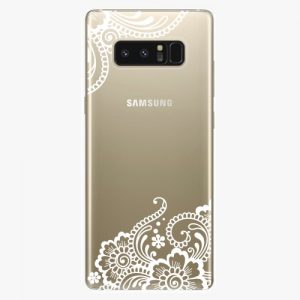 Plastový kryt iSaprio - White Lace 02 - Samsung Galaxy Note 8