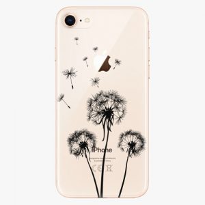 Plastový kryt iSaprio - Three Dandelions - black - iPhone 8