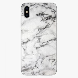 Plastový kryt iSaprio - White Marble 01 - iPhone X