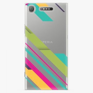 Plastový kryt iSaprio - Color Stripes 03 - Sony Xperia XZ1