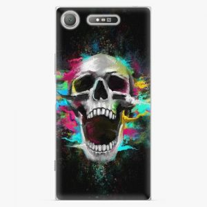 Plastový kryt iSaprio - Skull in Colors - Sony Xperia XZ1