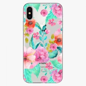 Plastový kryt iSaprio - Flower Pattern 01 - iPhone X